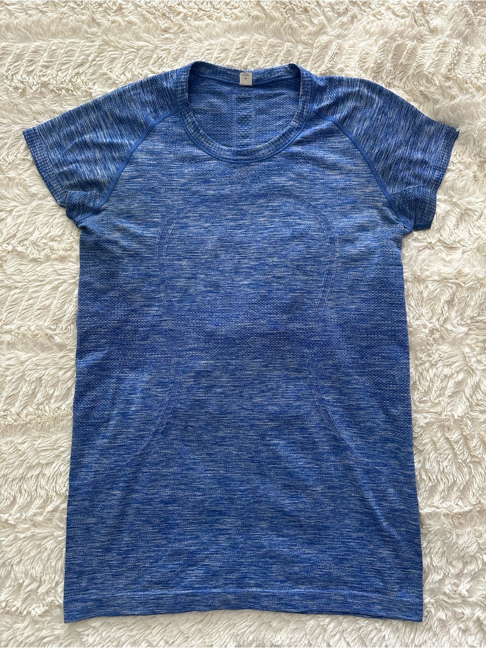 Lululemon Swiftly Tech Short Sleeve Blue Space dye size 8